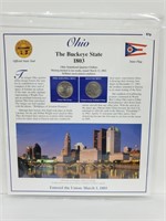 Ohio State Quarters & Postal Comm