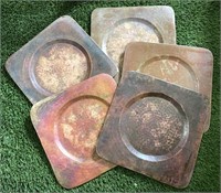 (5) 12" Copper Plates