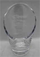 "The Waterfront" Crystal Trophy Vase