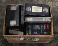 Box Lot of Assorted VHS Tapes