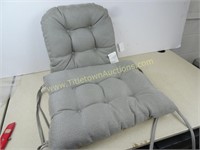 Gray Cushion Set - No Packaging - 22x17 and 17x16