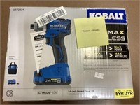 Kobalt 24v Max 1/4 Inch Drive Impact Driver Kit