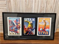 Park City Utah Skiing Prints Framed