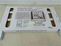 Window Security Guards 3 Bar White New