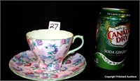 Shelley Chintz Cup & Saucer