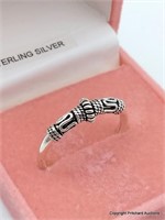 Sterling Silver "Etruscan-Style" Ring