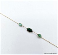 10Kt Emerald Bracelet