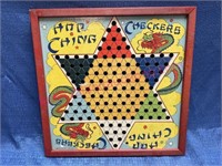 Vintage Chinese checkers board