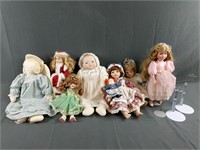Vintage Porcelain Dolls and More