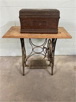 Antique Cast Iron Sewing Machine Base