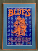 Framed Poster, "Blues Against Blindness"