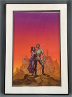 Framed Poster of a Science Fiction Scene