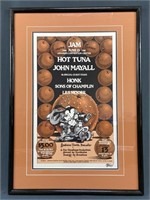Framed Poster, "Hot Tuna, John Mayall"