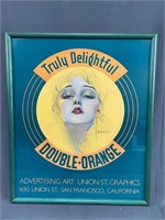 R. Armstrong Truly Delightful Double Orange Poster