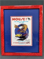 Signed Mouse Poster