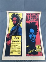 Ben Harper Signed Gary Houston Poster
