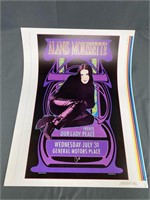 Alanis Morissette Signed Bob Masse Poster