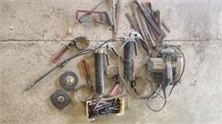 Large group of tools.