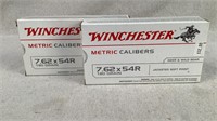 (2 times the bid) Winchester Metric 7.62x54R