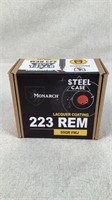 100 Monarch Steel Case 223 Remington Ammo