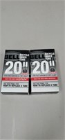 Two Bell 20 inch bicycle inner tubes, new in box