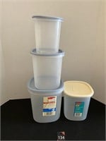 Rubbermaid Containers (New)