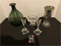 Crystal Candle Sticks & Miscellaneous