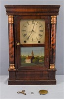 C. 1860 New Haven Empire Half Pillar Clock