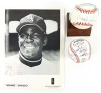 Minnie Minoso & Brooks Robinson Autographs