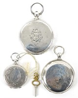 Silver Pocket Watches (3)