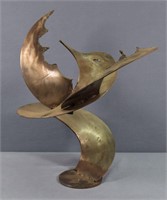 Art Metal Sculpture of Bird