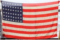 12' x 7' American Flag, 48 Sewn Star