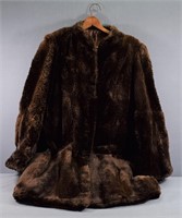 C. 1930's Ladies Seal Fur Coat