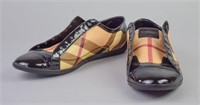 Pair of Burberry Women's Patent Leather Sneakers