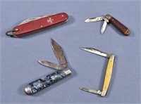 (4) Vtg. Pocket Knives incl. Boy Scouts