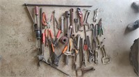 Large group of quality hand tools.