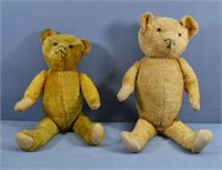16" & 19" Jointed Mohair Teddy Bears