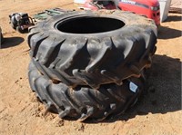 (2) Michelin 16.9 x 30 Tires #