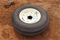 700 x 15 Tire on 5 Hole Implement Rim #