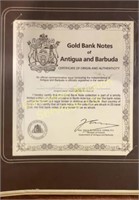 Collectable $30.00 23 Karat Gold Bank Notes of...