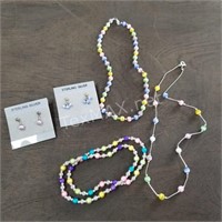 Pastel Bead Necklace Sets