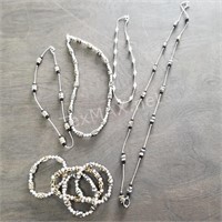 (4) Bracelets and Necklaces
