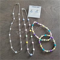 (2) Necklaces and Bracelets