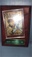 Masters. Ken Griffey jr. Card in plack