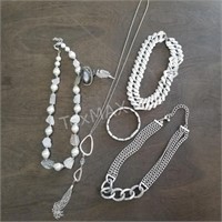 Fashion Silver Statement Necklaces