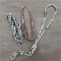(3) Beaded Necklaces