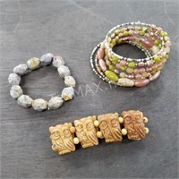 (3) Unique Bracelets
