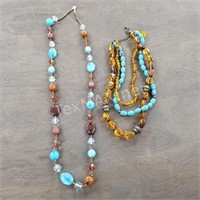 (2) Western Style Necklaces