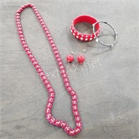 Red Bling Fashion Jewelry