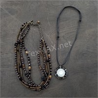 (2) Fashion Bead Necklaces